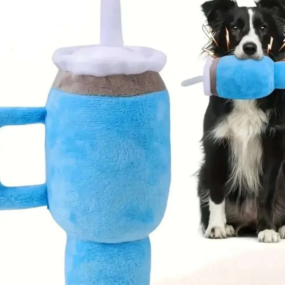Dog Tumbler Plush Play Toy